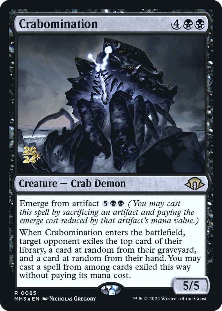 Crabomination (PRE-85S) - Modern Horizons 3 Promos Foil