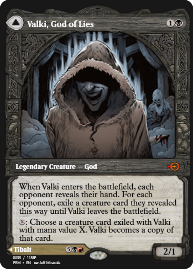 Valki, God of Lies // Tibalt, Cosmic Impostor (PRM-88270) - Magic Online Promos