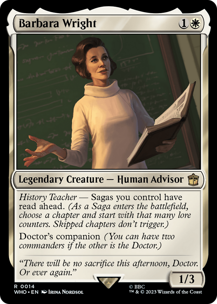 Barbara Wright (WHO-014) - Doctor Who