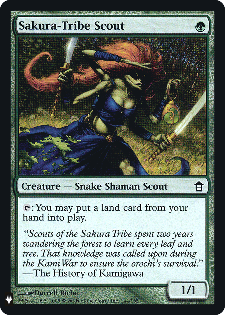 Sakura-Tribe Scout (LIST-144) - The List Foil