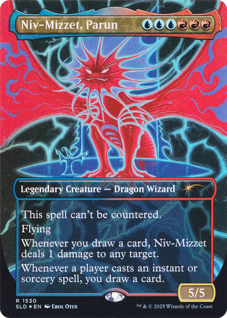 Niv-Mizzet, Parun (SLD-1530) - Secret Lair Drop (Borderless) Foil