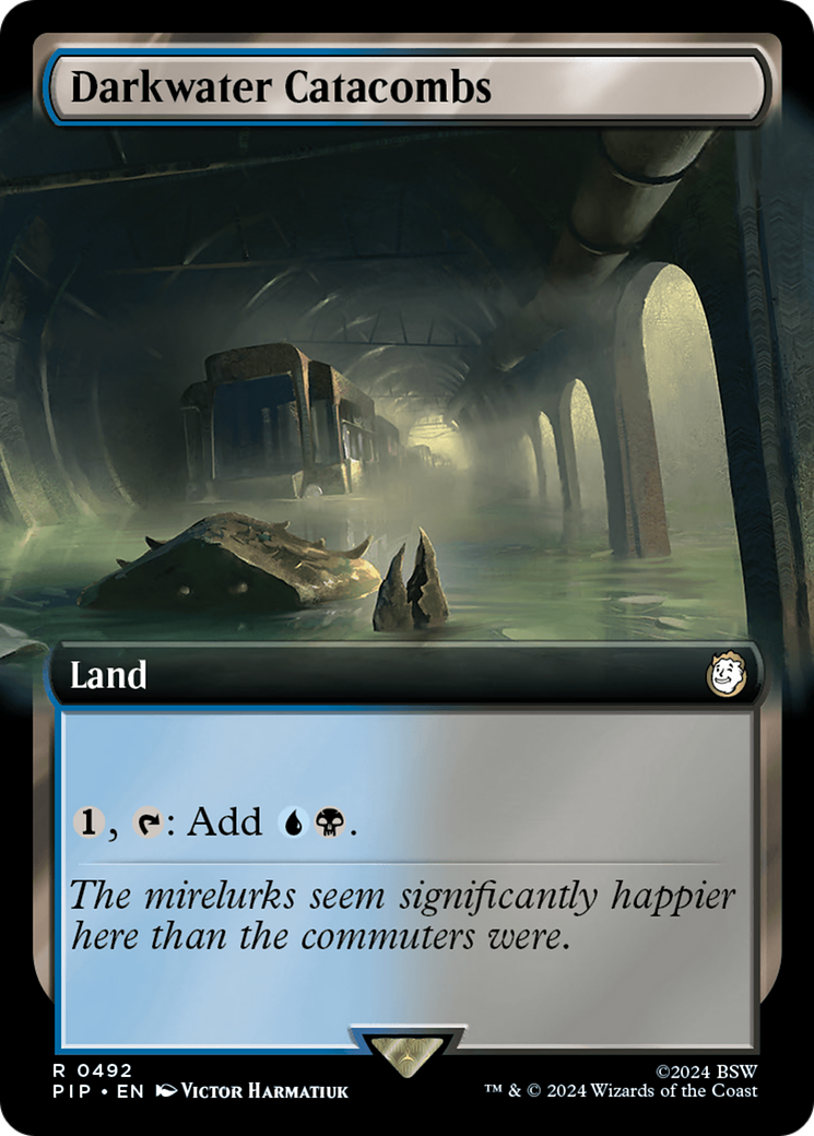 Darkwater Catacombs (Extended Art) (PIP-492) - Fallout: (Extended Art) Foil