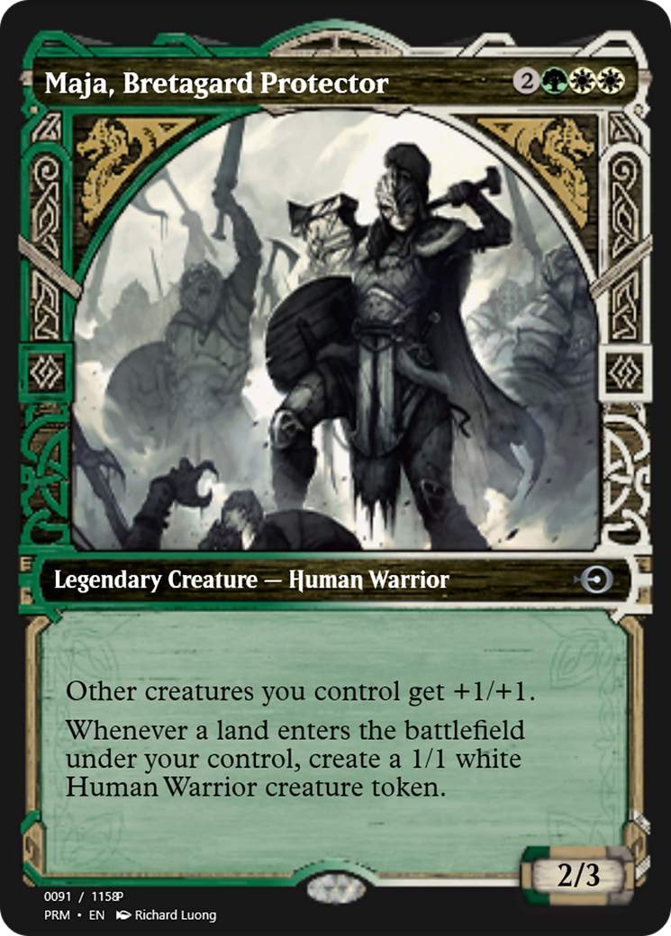 Maja, Bretagard Protector (PRM-88382) - Magic Online Promos