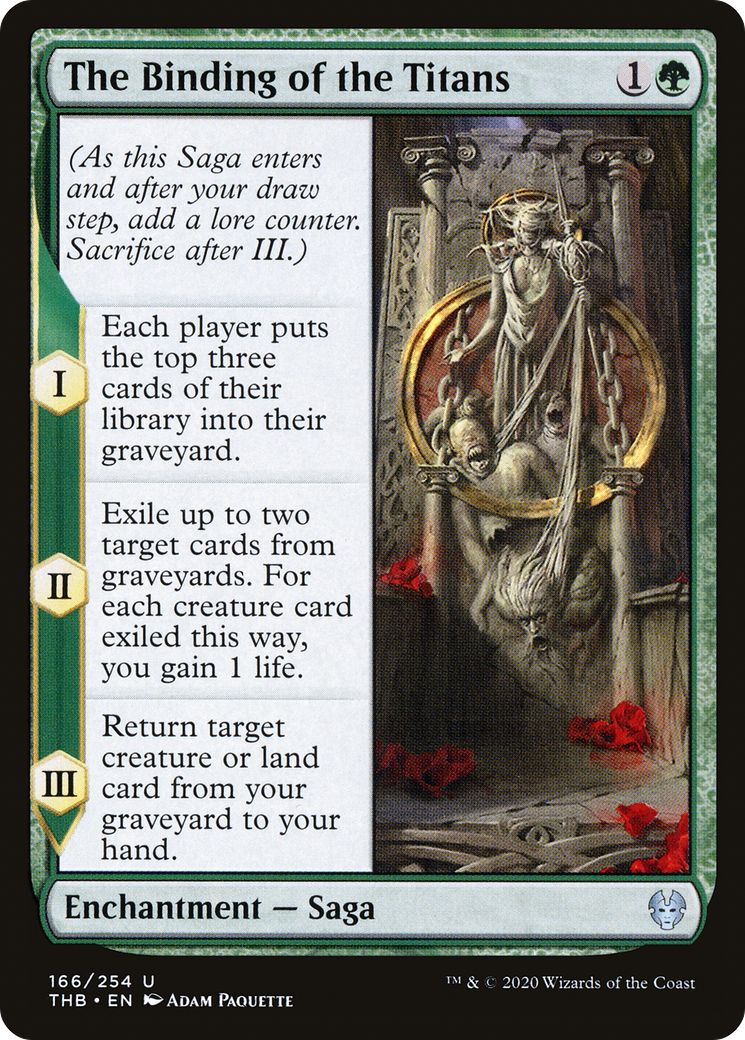 The Binding of the Titans (THB-166) - Theros Beyond Death Foil