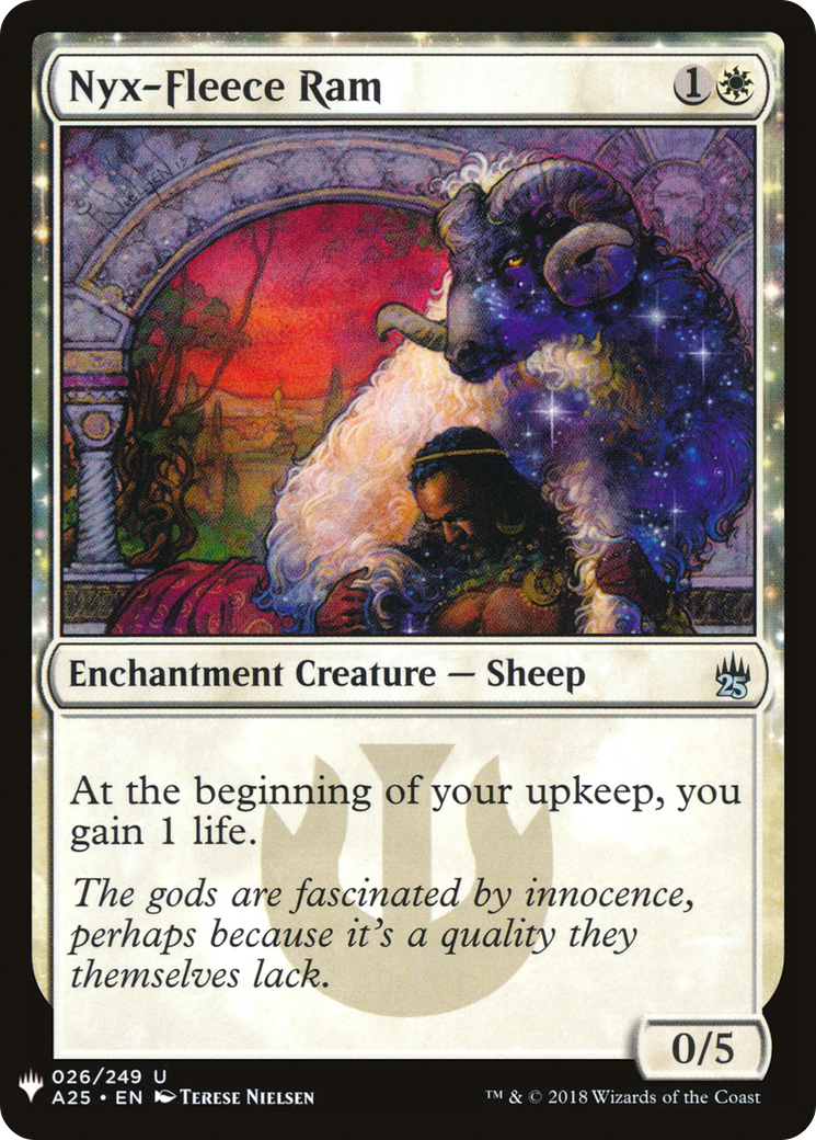 Nyx-Fleece Ram (LIST-026) - The List: (enchantment)