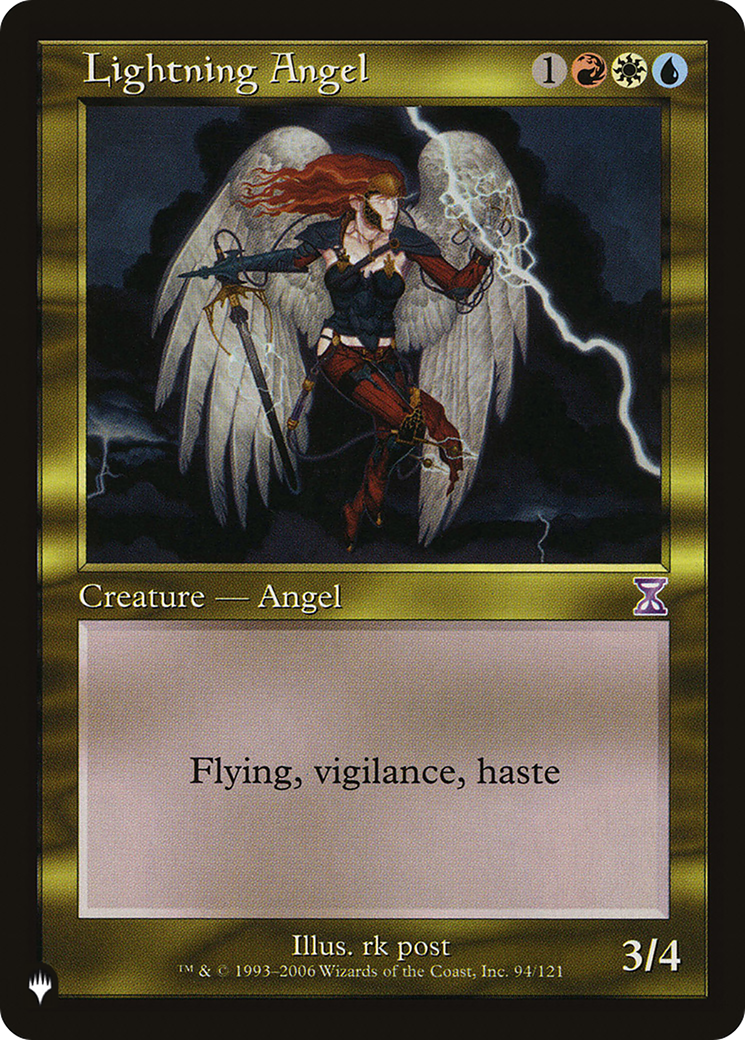 Lightning Angel (LIST-94/121) - The List
