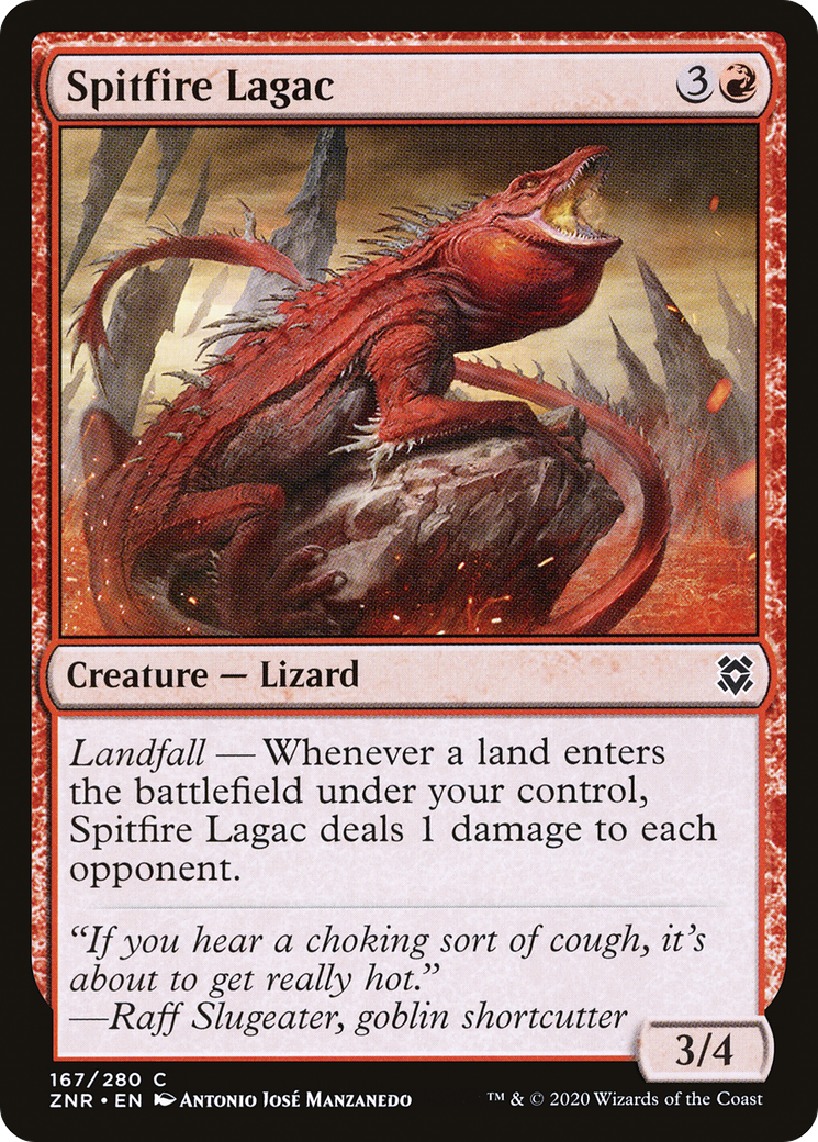 Spitfire Lagac (ZNR-167) - Zendikar Rising