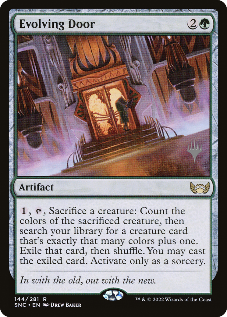 Evolving Door (PPSNC-144P) - Streets of New Capenna Promos Foil