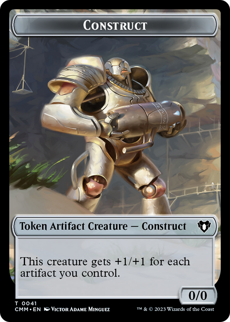 Construct (TCMM-041) - Commander Masters Tokens Foil