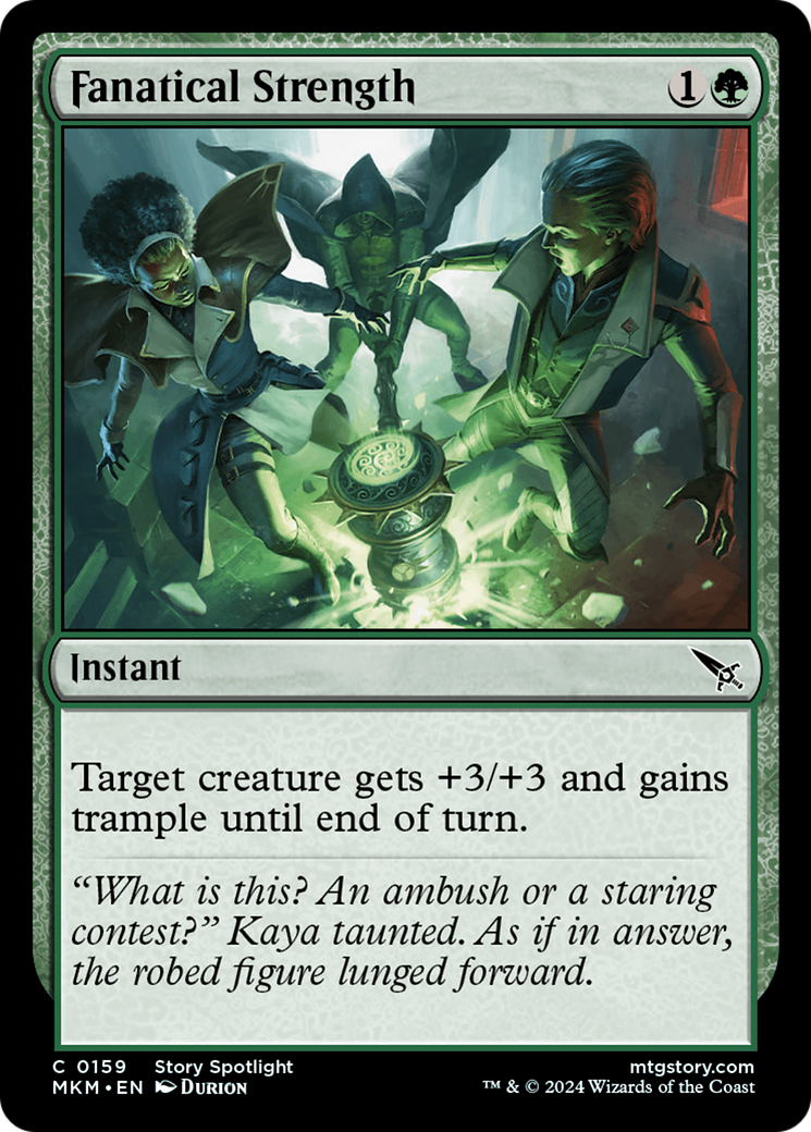 Fanatical Strength (MKM-159) - Murders at Karlov Manor Foil