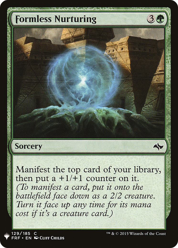 Formless Nurturing (LIST-129) - The List