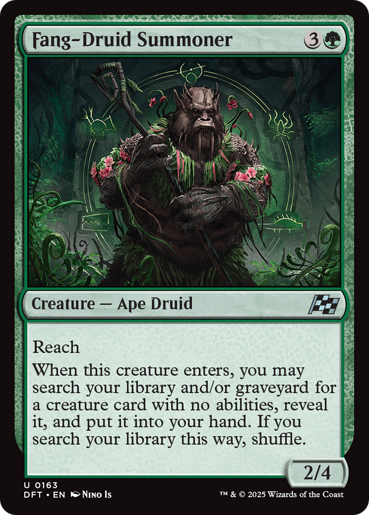 Fang-Druid Summoner (DFT-163) - Aetherdrift