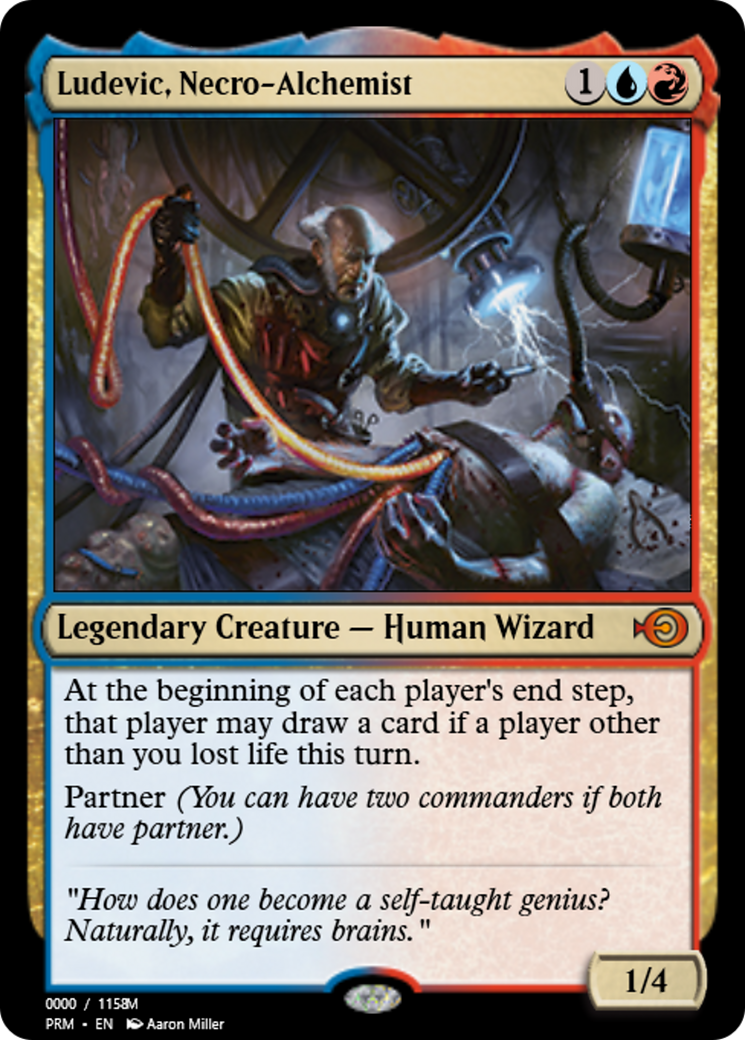 Ludevic, Necro-Alchemist (PRM-86166) - Magic Online Promos Foil