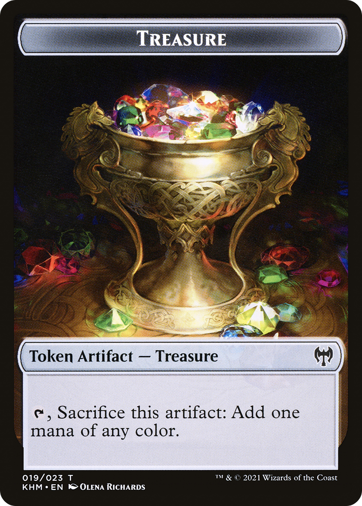 Treasure Token (KHM-019) - Kaldheim Tokens