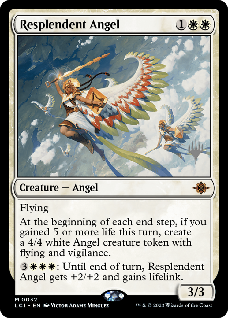 Resplendent Angel (PPLCI-32P) - The Lost Caverns of Ixalan Promos