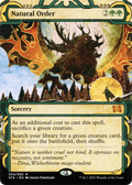 Natural Order (STA-054) - Strixhaven Mystical Archive: (Showcase) (Borderless) Etched Foil