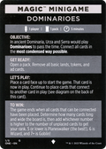 Dominarioes // Dominarioes (cont'd) (MONE-001) - Phyrexia: All Will Be One Minigames