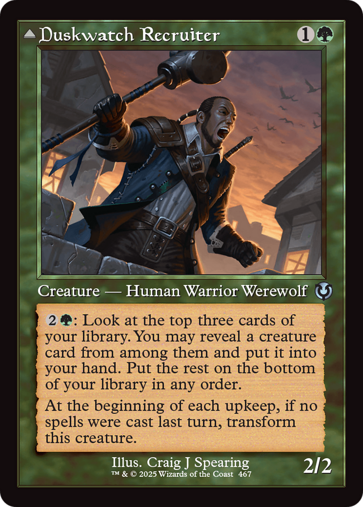 Duskwatch Recruiter // Krallenhorde Howler (INR-467) - Innistrad Remastered