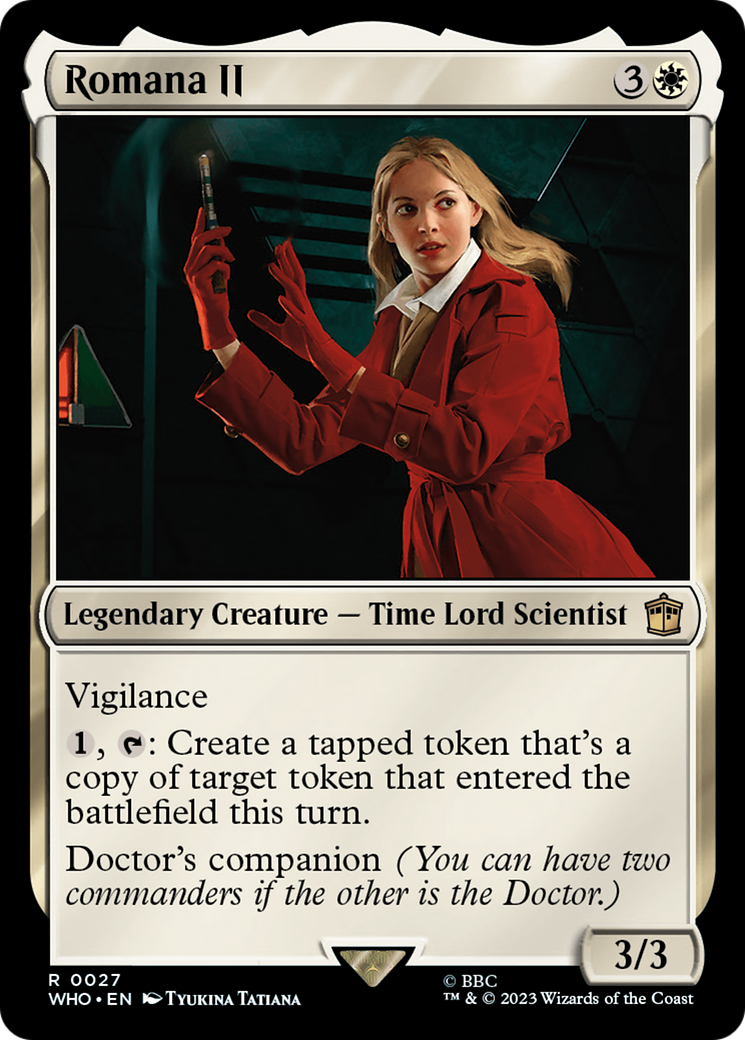 Romana II (WHO-027) - Doctor Who Foil