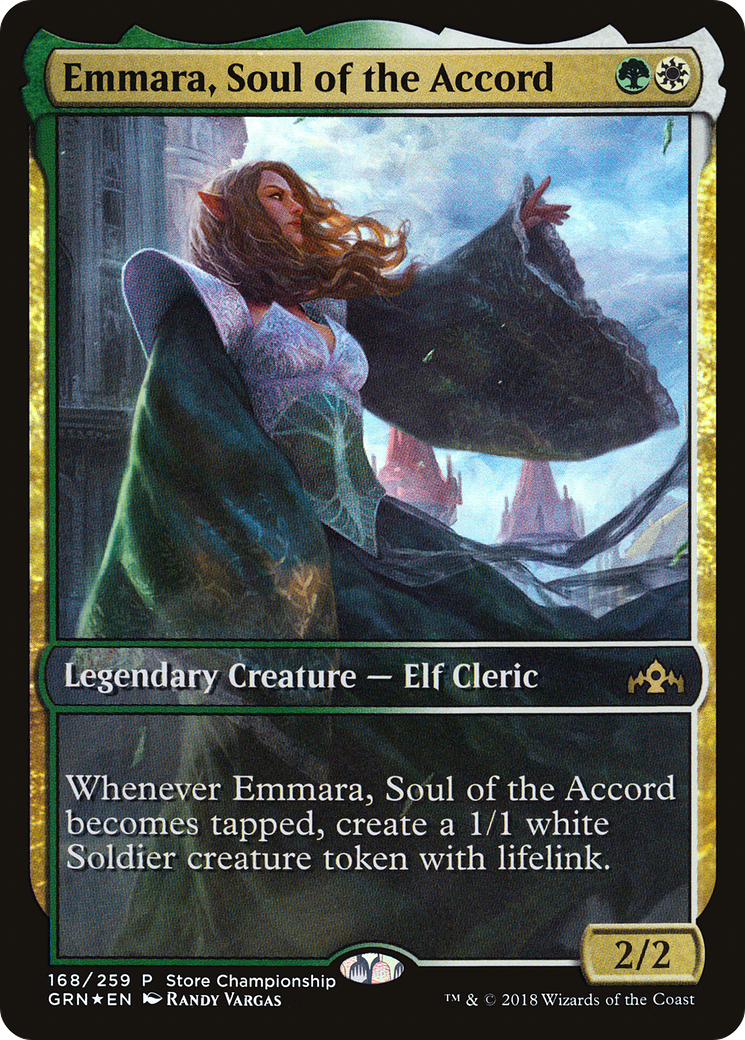 Emmara, Soul of the Accord (GAME-168) - Guilds of Ravnica Promos Foil