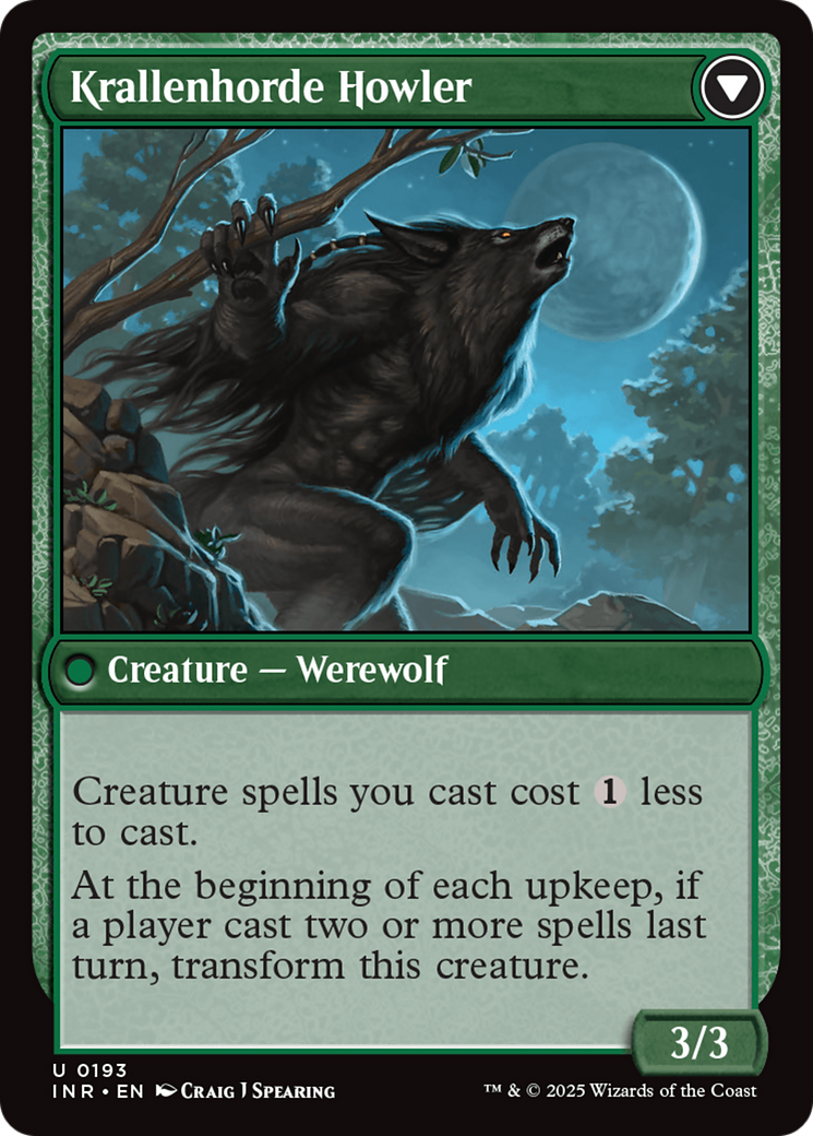 Duskwatch Recruiter // Krallenhorde Howler (INR-193) - Innistrad Remastered