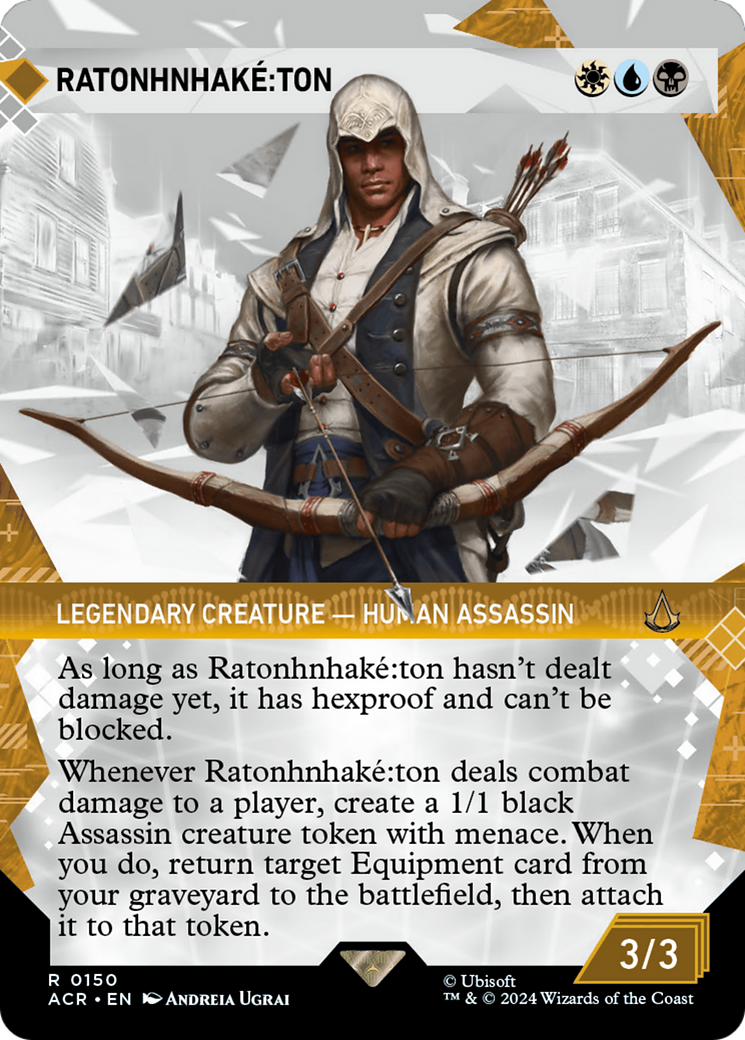 Ratonhnhake:ton (Showcase) (ACR-150) - Assassin's Creed: (Showcase) (Borderless) Foil