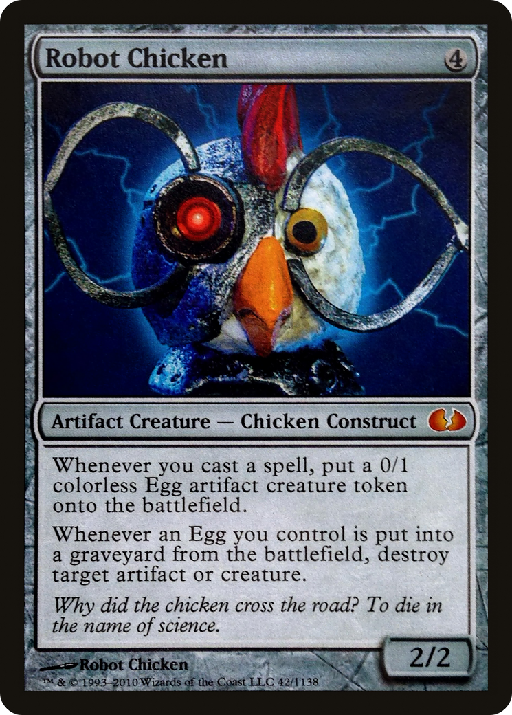 Robot Chicken (SPECIAL-042) - Celebration Cards Foil