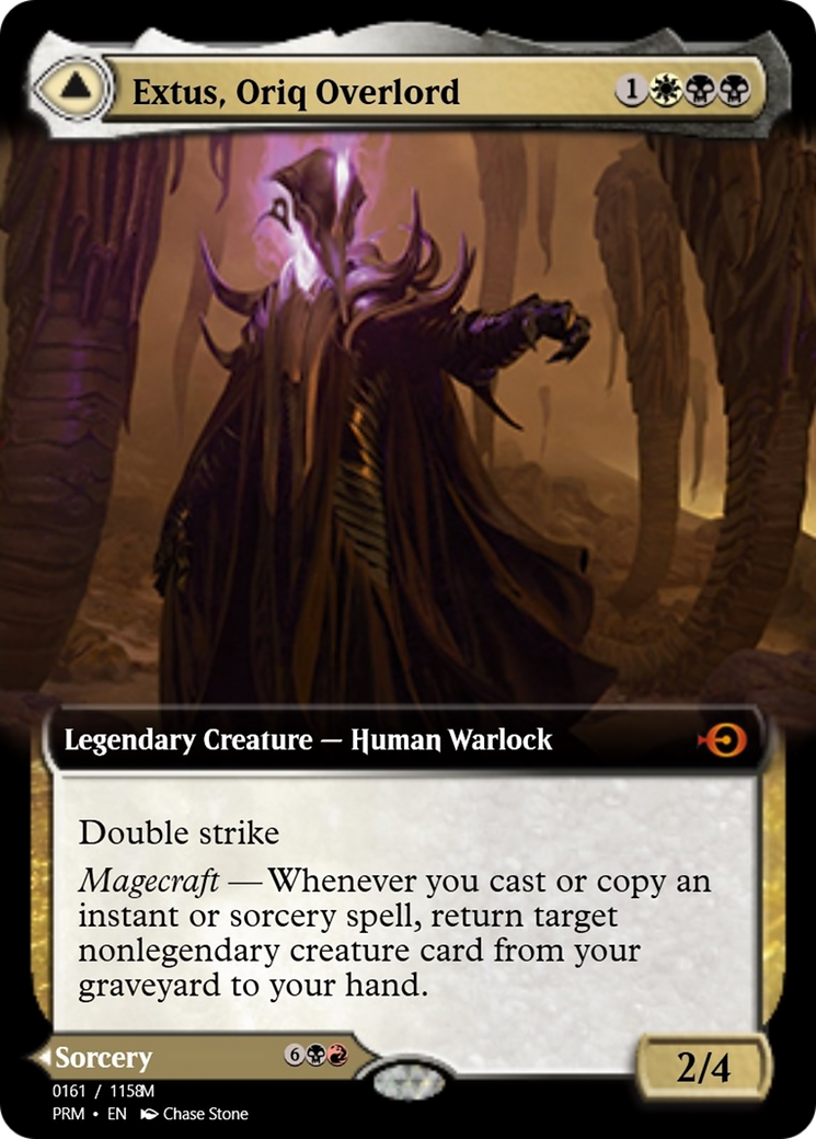 Extus, Oriq Overlord // Awaken the Blood Avatar (PRM-90294) - Magic Online Promos