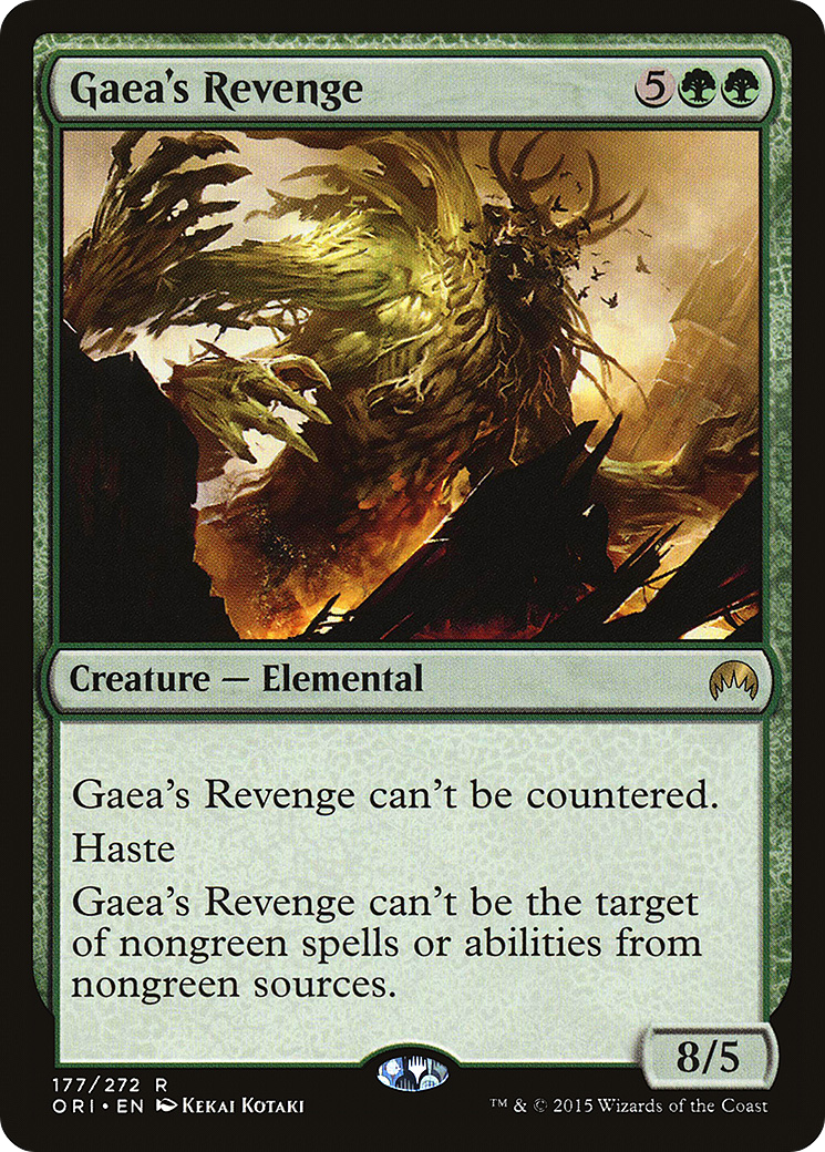 Gaea's Revenge (ORI-177) - Magic Origins Foil