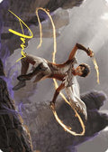 Kellan, the Fae-Blooded Art Card (Gold-Stamped Signature) (ASWOE-039) - Art Series: Wilds of Eldraine