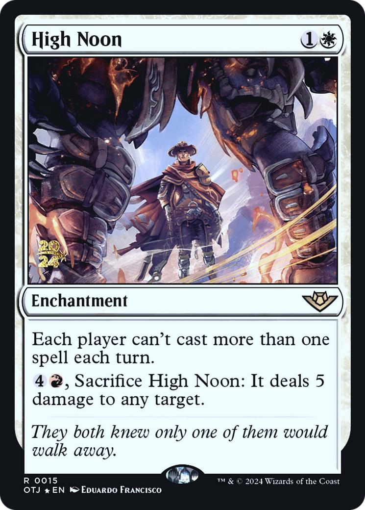 High Noon (PRE-015) - Outlaws of Thunder Junction Promos Foil
