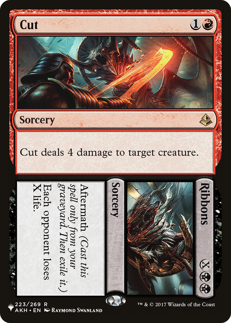Cut // Ribbons (LIST-223/269) - The List