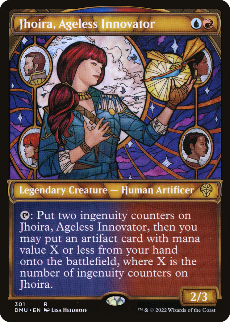 Jhoira, Ageless Innovator (Showcase) (DMU-301) - Dominaria United: (Showcase) Foil