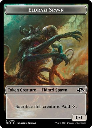 Eldrazi Spawn // Insect (0025) Double-Sided Token (MH3-2 // 25) - Modern Horizons 3 Foil