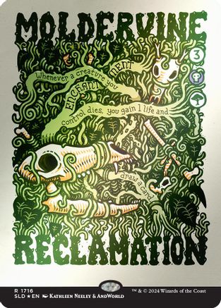 Moldervine Reclamation (Rainbow Foil) (SLD-1716) - Secret Lair Drop Series Foil