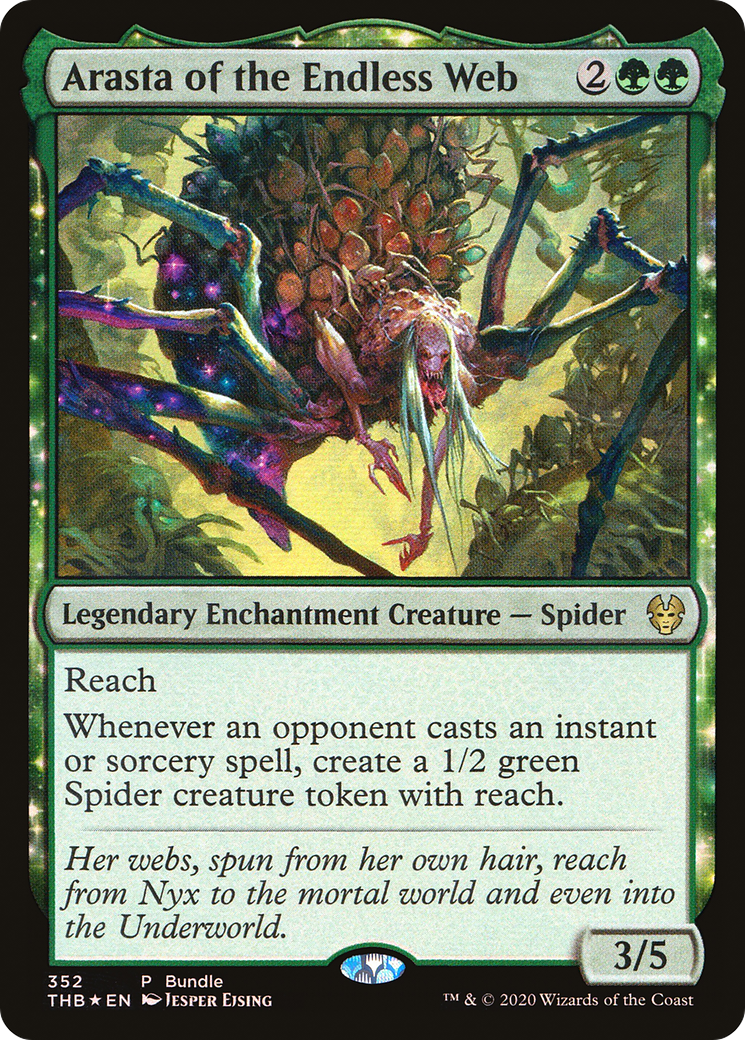 Arasta of the Endless Web (UMP-352) - Theros Beyond Death: (enchantment) Foil