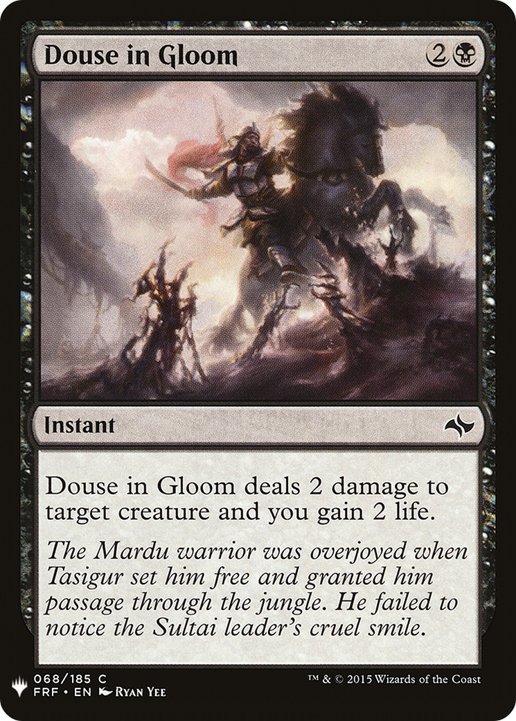 Douse in Gloom (LIST-068) - The List