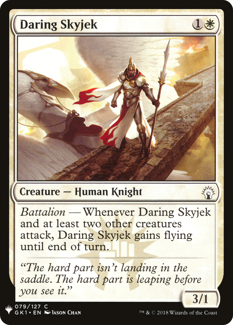 Daring Skyjek (LIST-079) - The List
