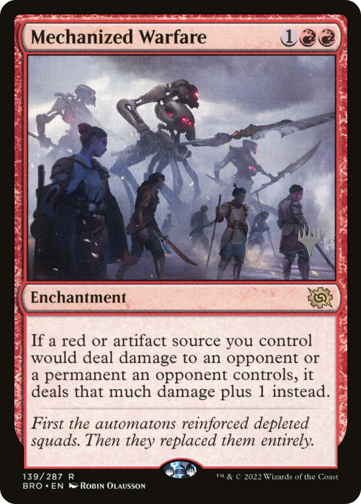 Mechanized Warfare (PPBRO-139P) - The Brothers' War Promos