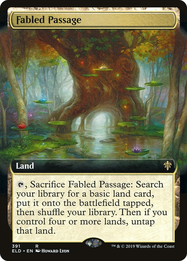 Fabled Passage (Extended Art) (ELD-391) - Throne of Eldraine: (Extended Art) Foil