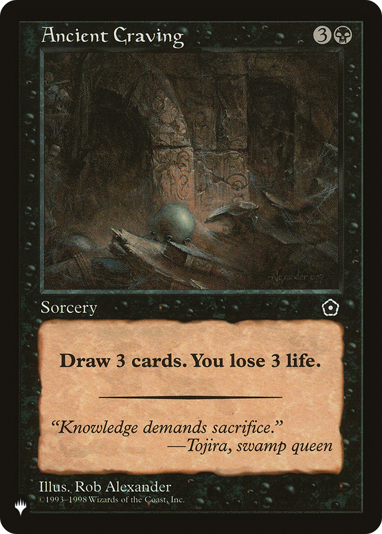 Ancient Craving (LIST-) - The List