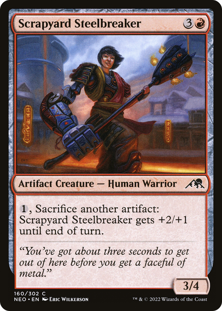 Scrapyard Steelbreaker (NEO-160) - Kamigawa: Neon Dynasty