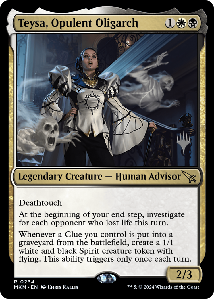 Teysa, Opulent Oligarch (PPMKM-234P) - Murders at Karlov Manor Promos
