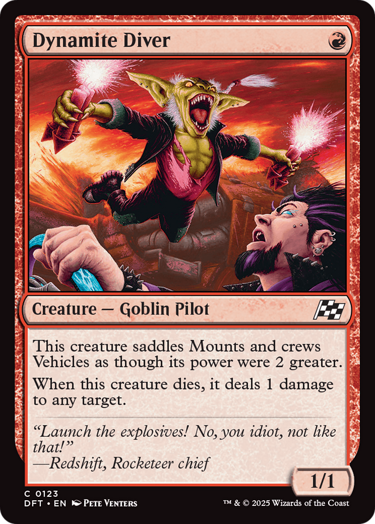 Dynamite Diver (DFT-123) - Aetherdrift Foil
