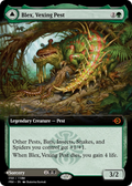 Blex, Vexing Pest // Search for Blex (PRM-90300) - Magic Online Promos Foil