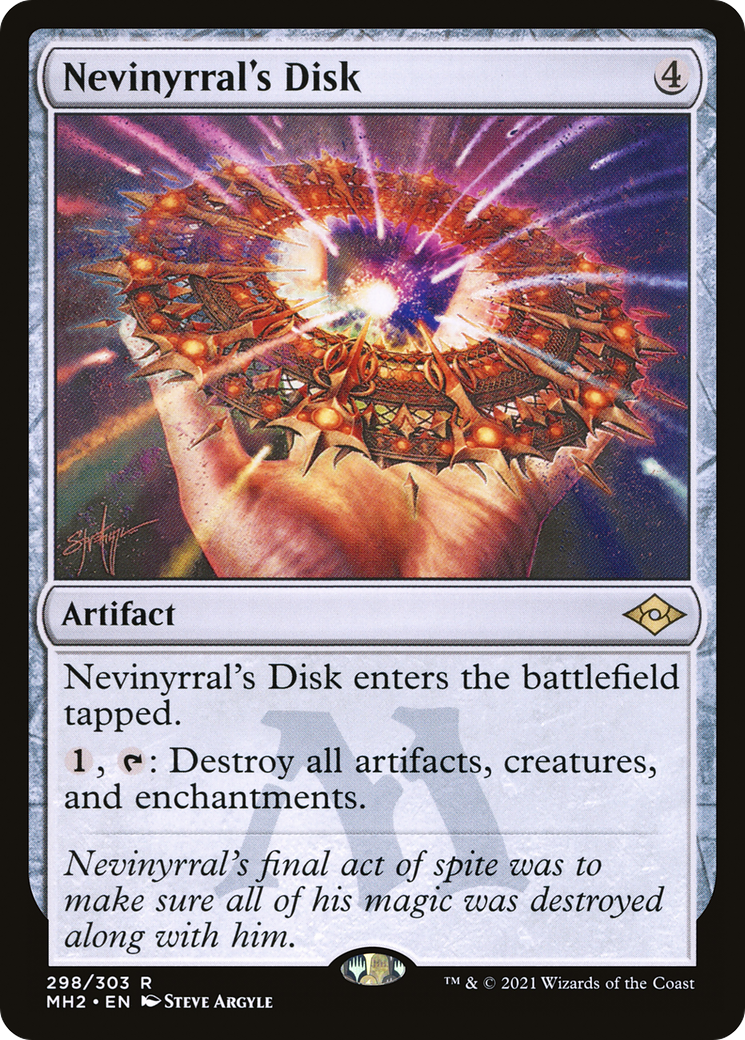 Nevinyrral's Disk (MH2-298) - Modern Horizons 2 Foil