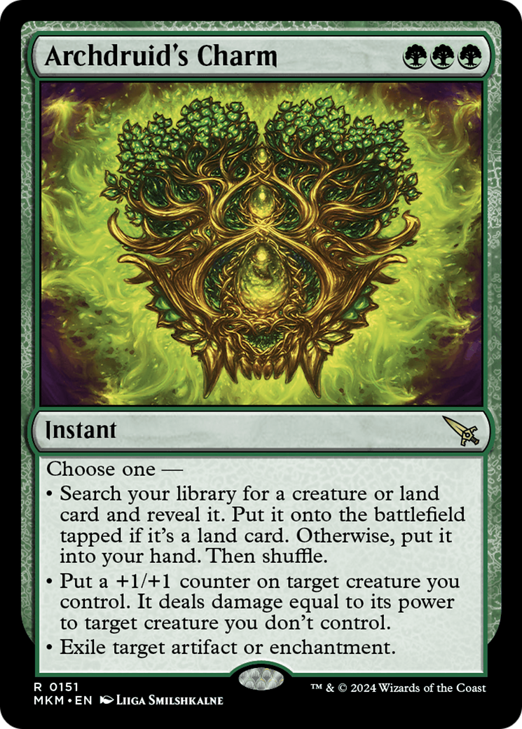 Archdruid's Charm (MKM-151) - Murders at Karlov Manor