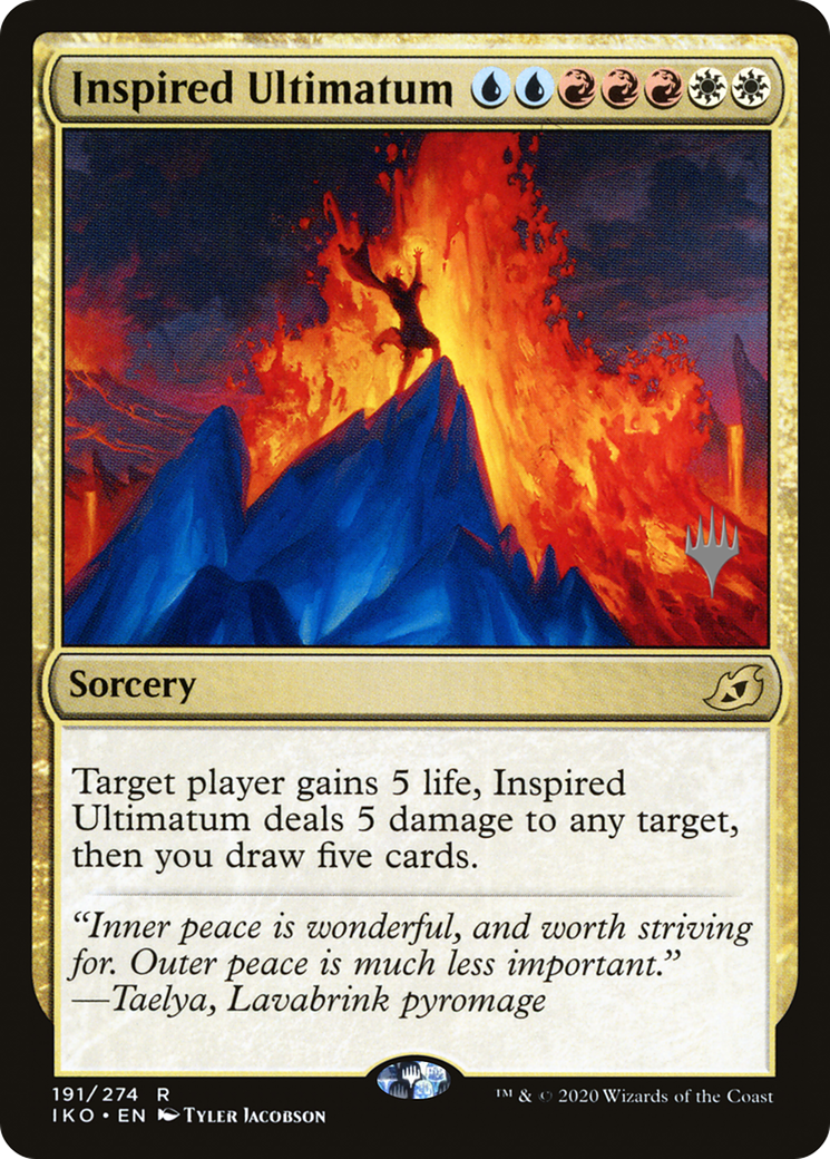 Inspired Ultimatum (PPIKO-191P) - Ikoria: Lair of Behemoths Promos Foil