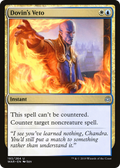 Dovin's Veto (WAR-193) - War of the Spark Foil