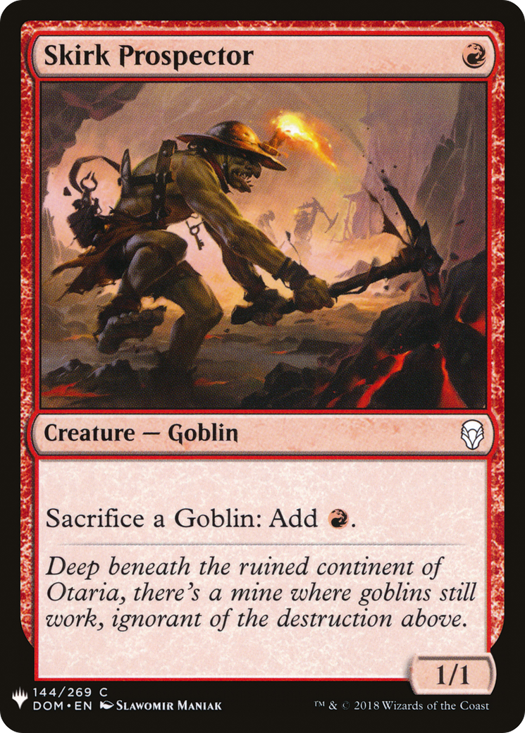 Skirk Prospector (LIST-144) - The List